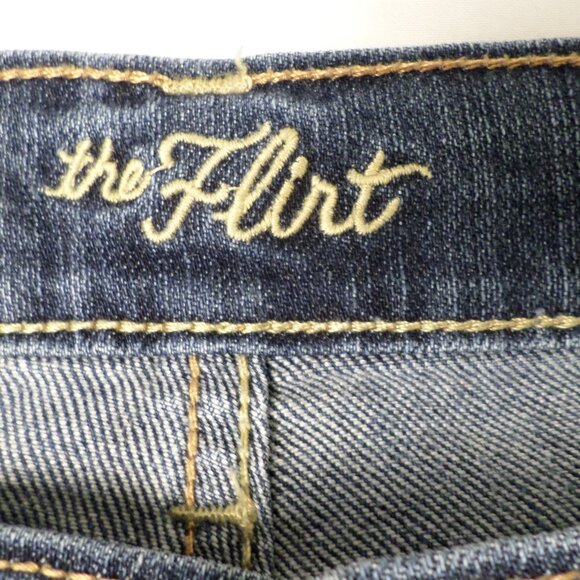 Old Navy 'The Flirt' Womens Dark Blue Denim Jeans Sz 14 Regular - Picture 6 of 12